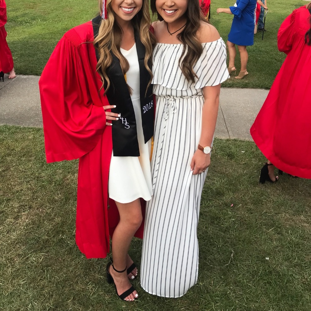 Off the shoulder maxi dress